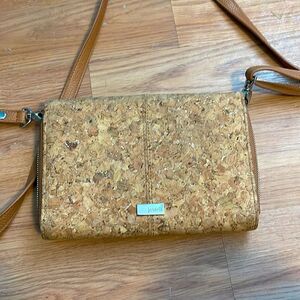 Jewell Crossbody Sparkly Cork Bag